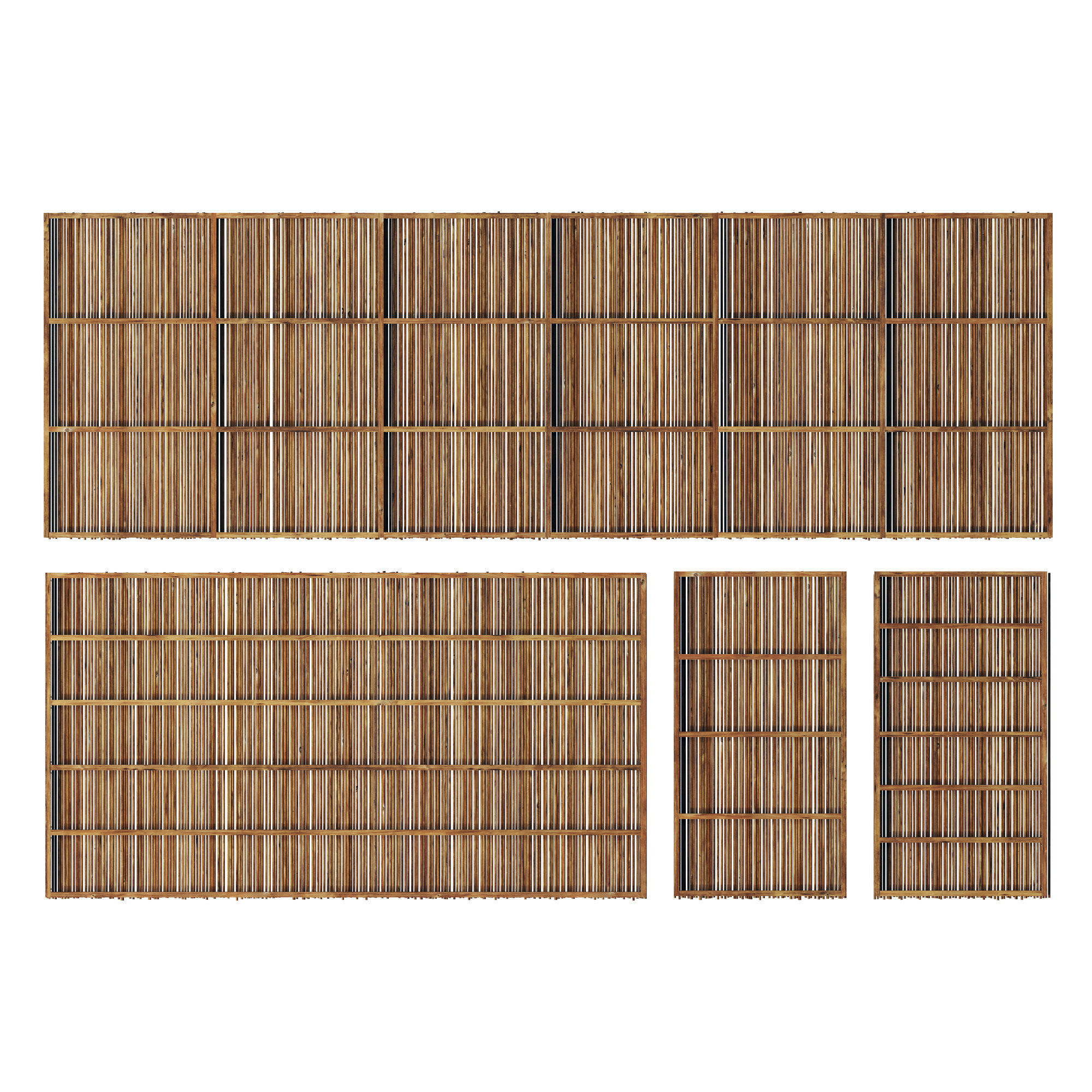 Ceiling thick branch straight n1 3D model_5