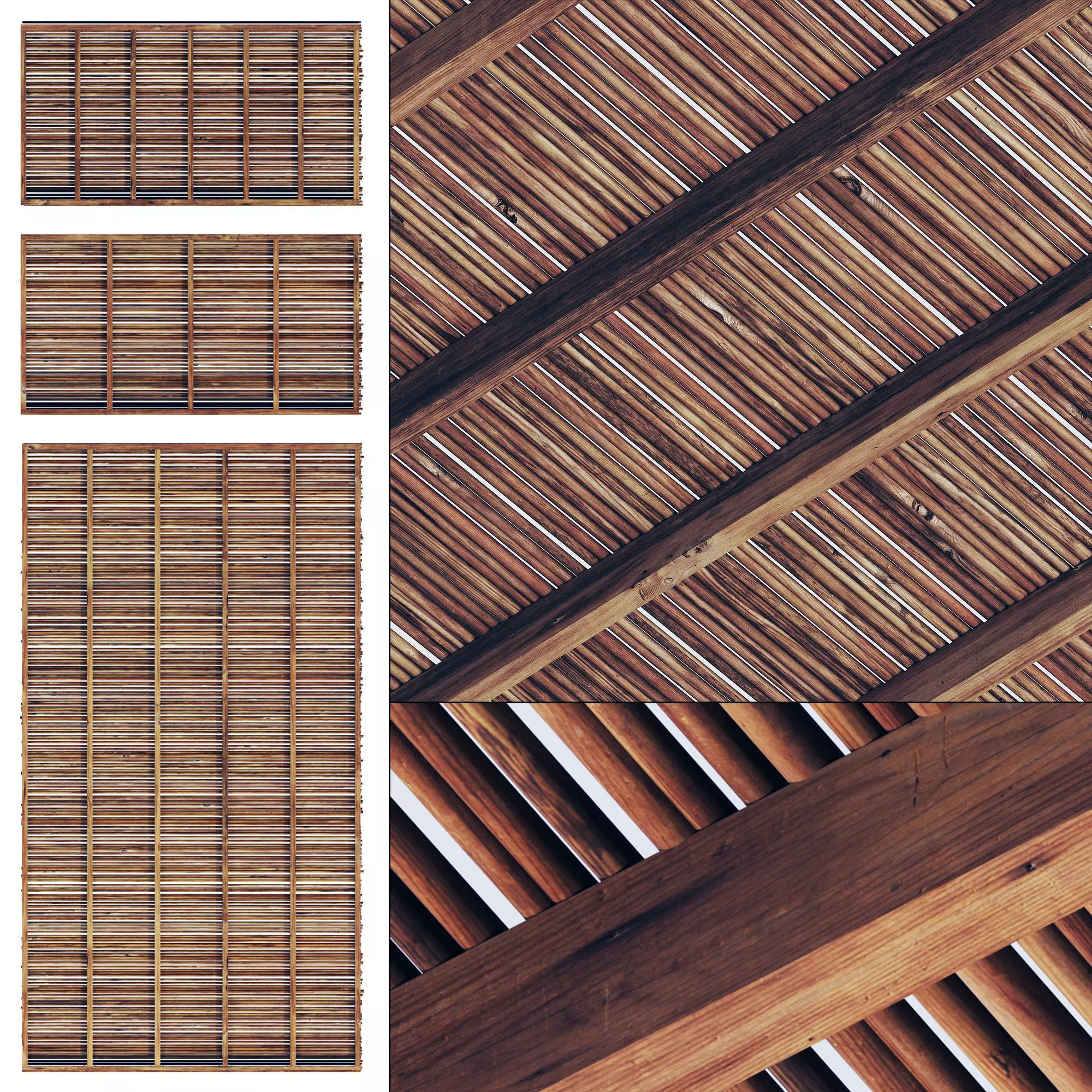 Ceiling thick branch straight n1 3D model_0