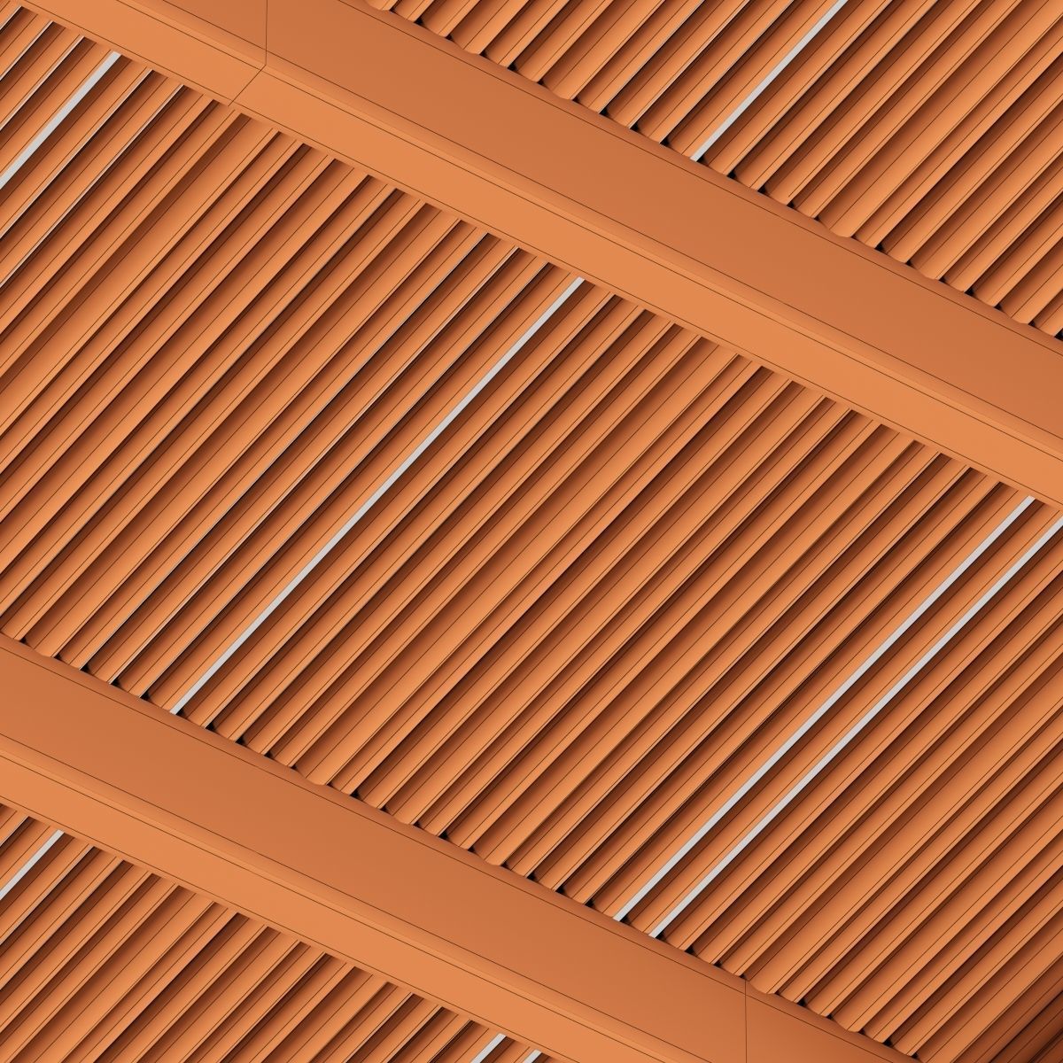 Ceiling thick branch straight n1 3D model_14