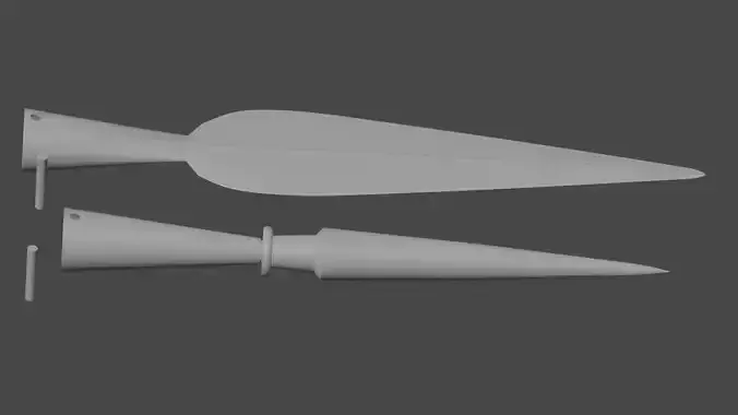 Greek spear for 3d printing