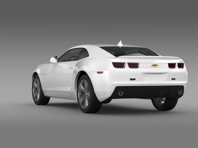 Chevrolet Camaro SS 2010 3D model_19