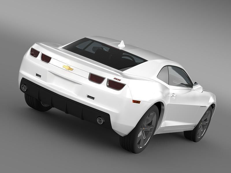 Chevrolet Camaro SS 2010 3D model_11