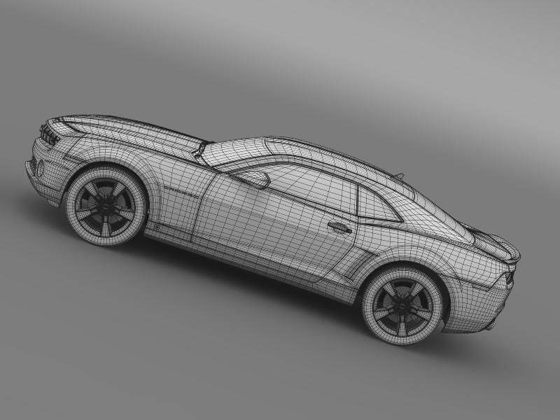 Chevrolet Camaro SS 2010 3D model_12