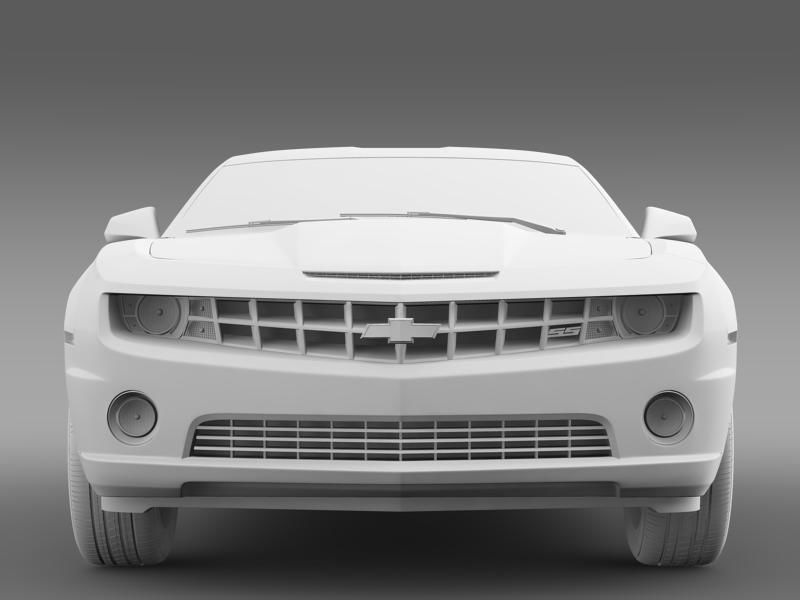 Chevrolet Camaro SS 2010 3D model_6