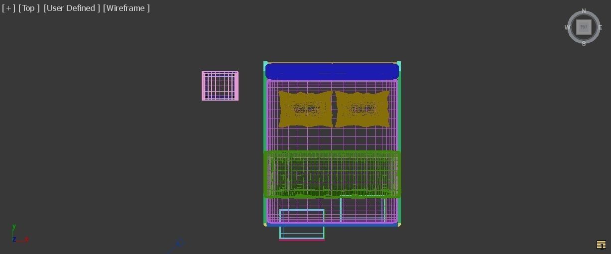 High quality 3d bed model 3D model_9