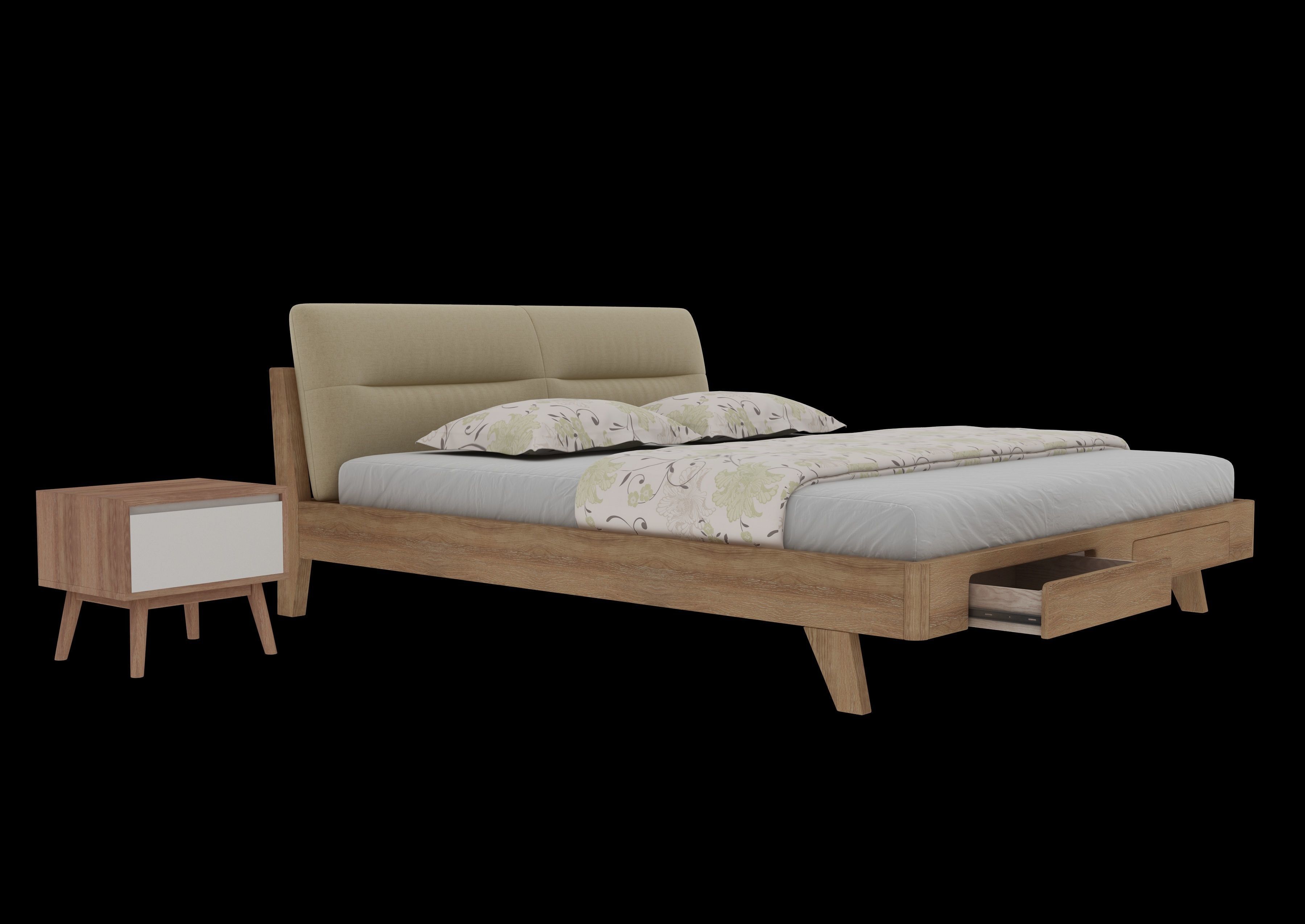High quality 3d bed model 3D model_3