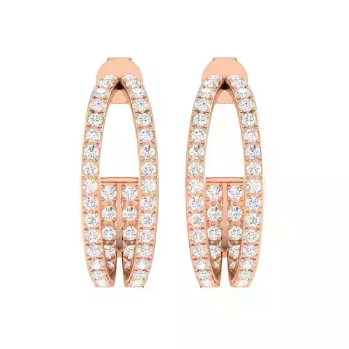 Women Earrings 3dm stl render detail 