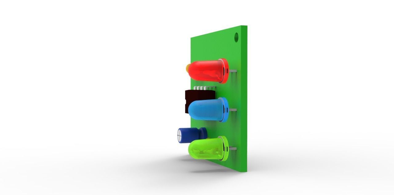 555 TIMER IC 3D print model_5