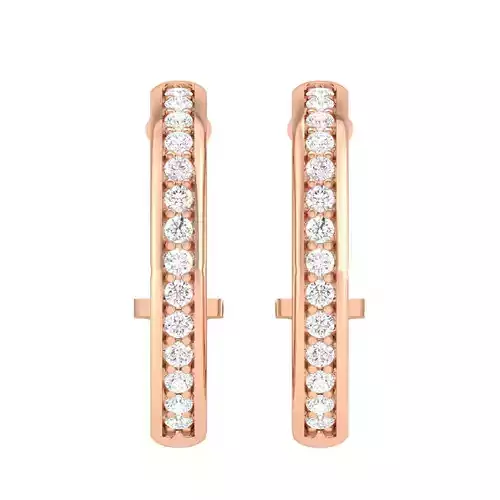 Women Earrings 3dm stl render detail 