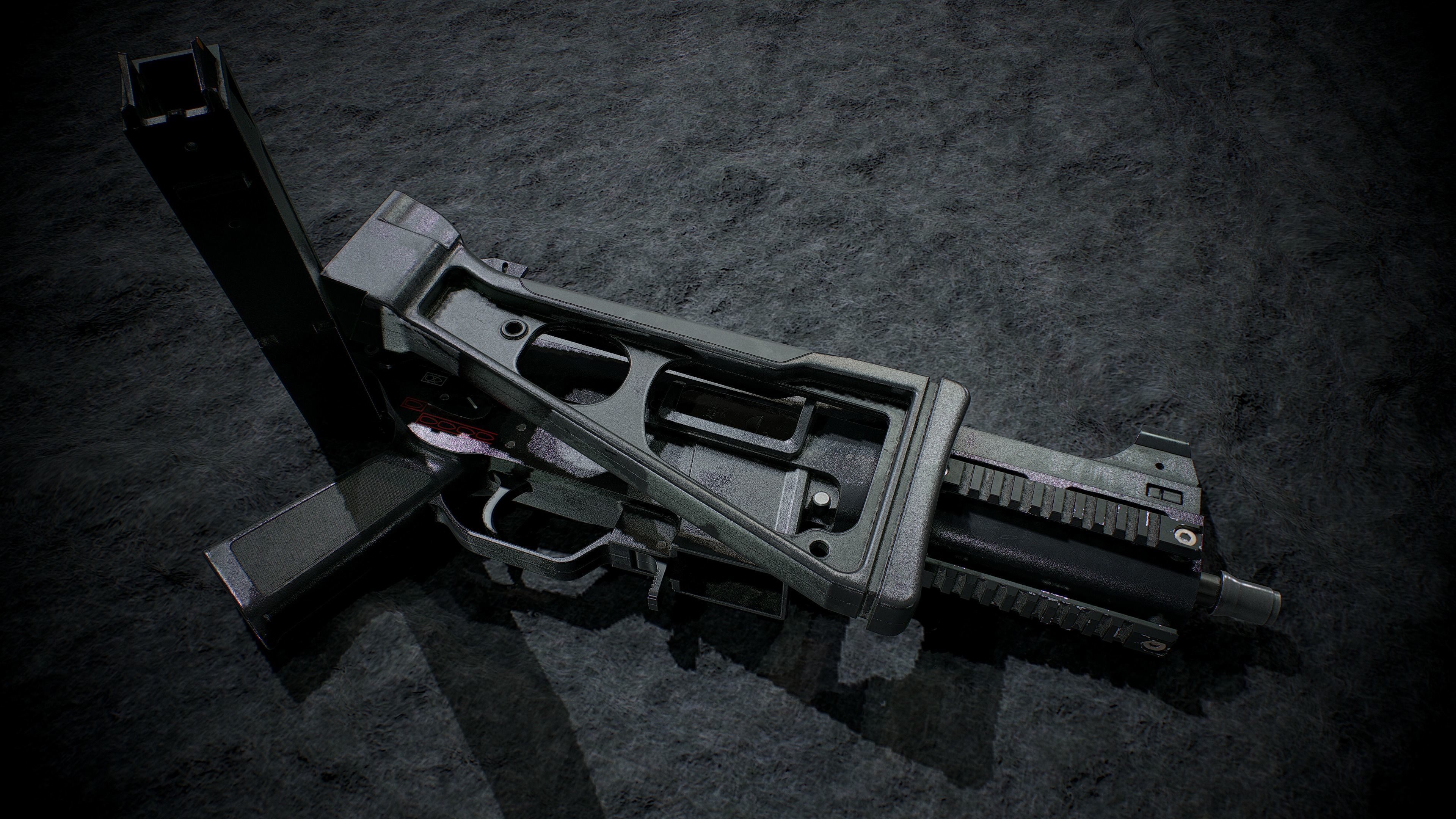 UMP 45 - Game Ready Low-poly 3D model_5