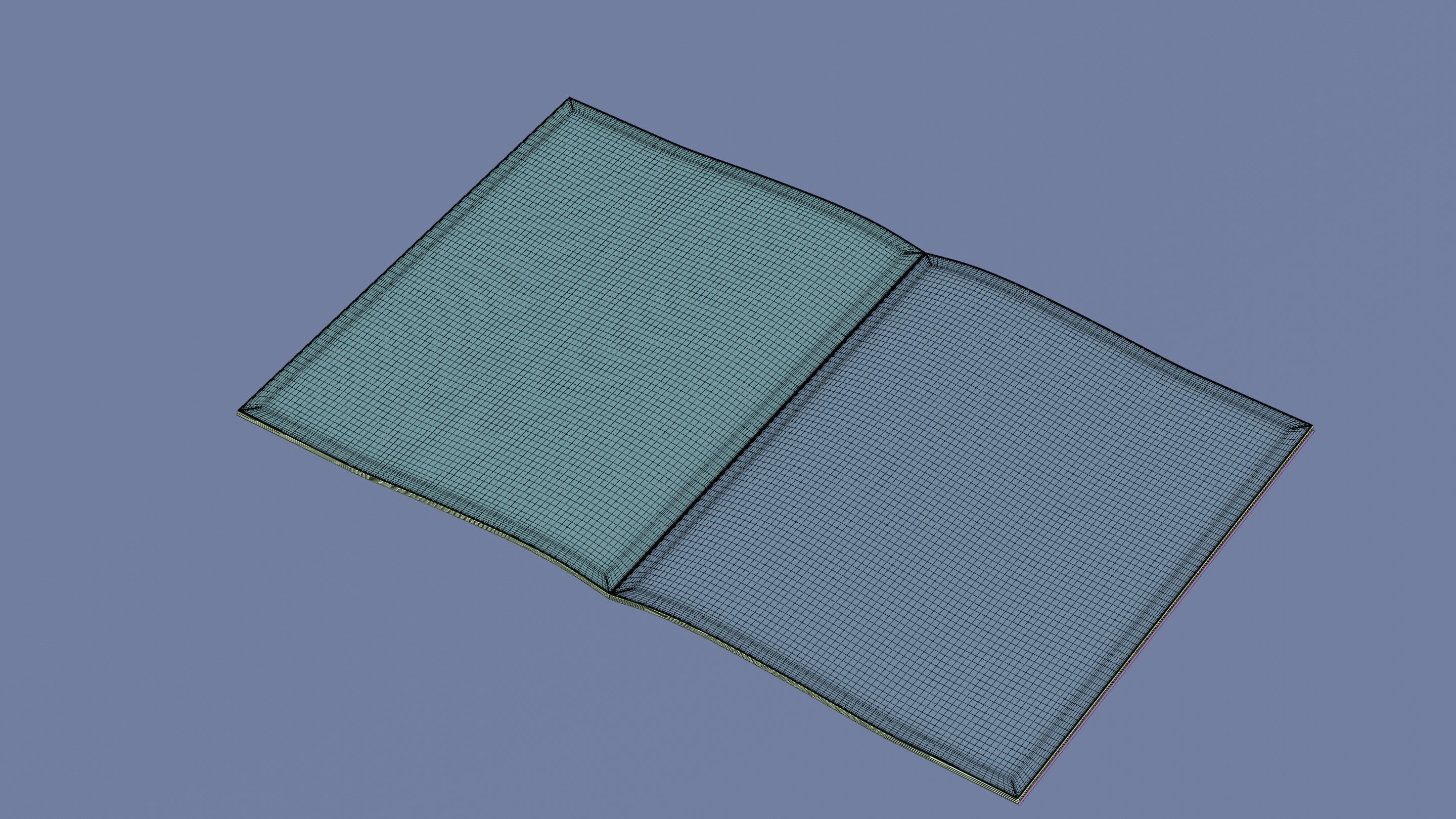 Magazine Mockup 3D model_1