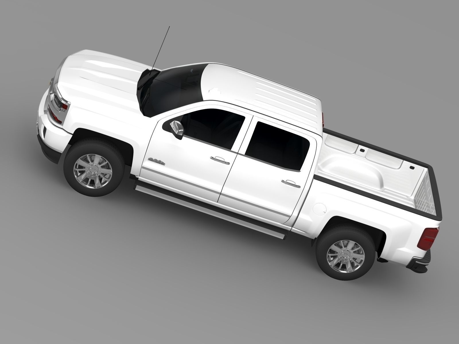 Chevrolet Silverado High Country ShB 2016 3D model_3