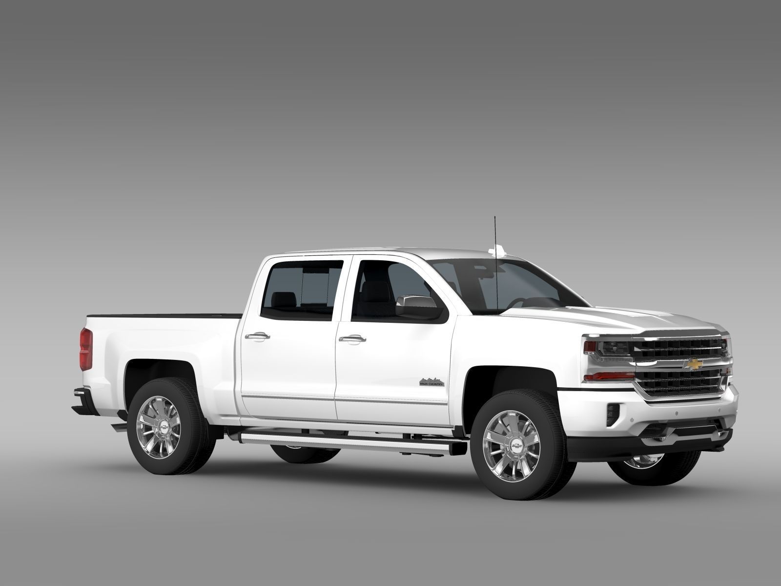 Chevrolet Silverado High Country ShB 2016 3D model_14