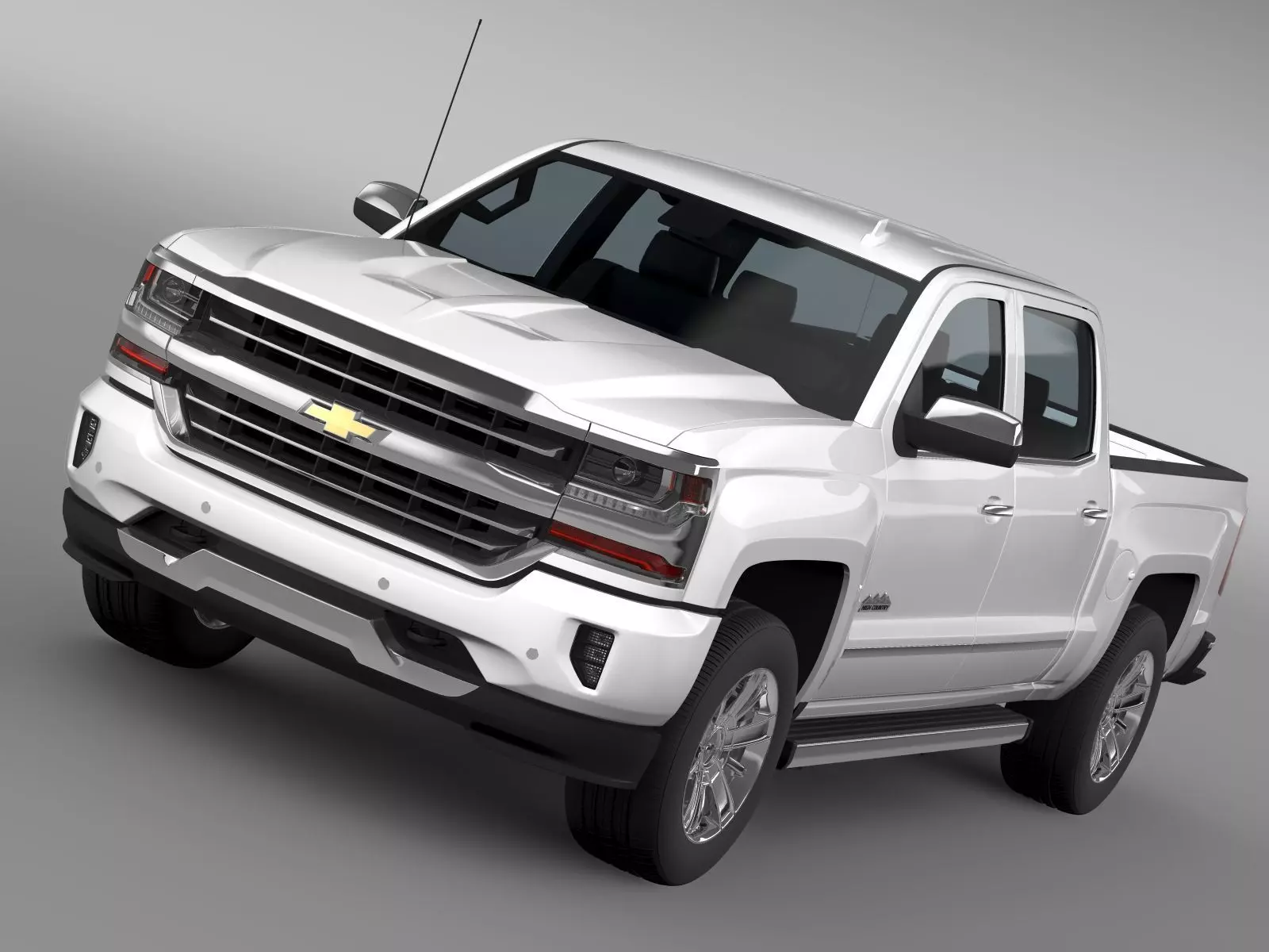 Chevrolet Silverado High Country ShB 2016 3D model_0