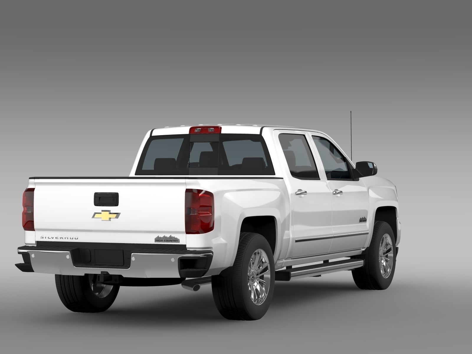 Chevrolet Silverado High Country ShB 2016 3D model_15