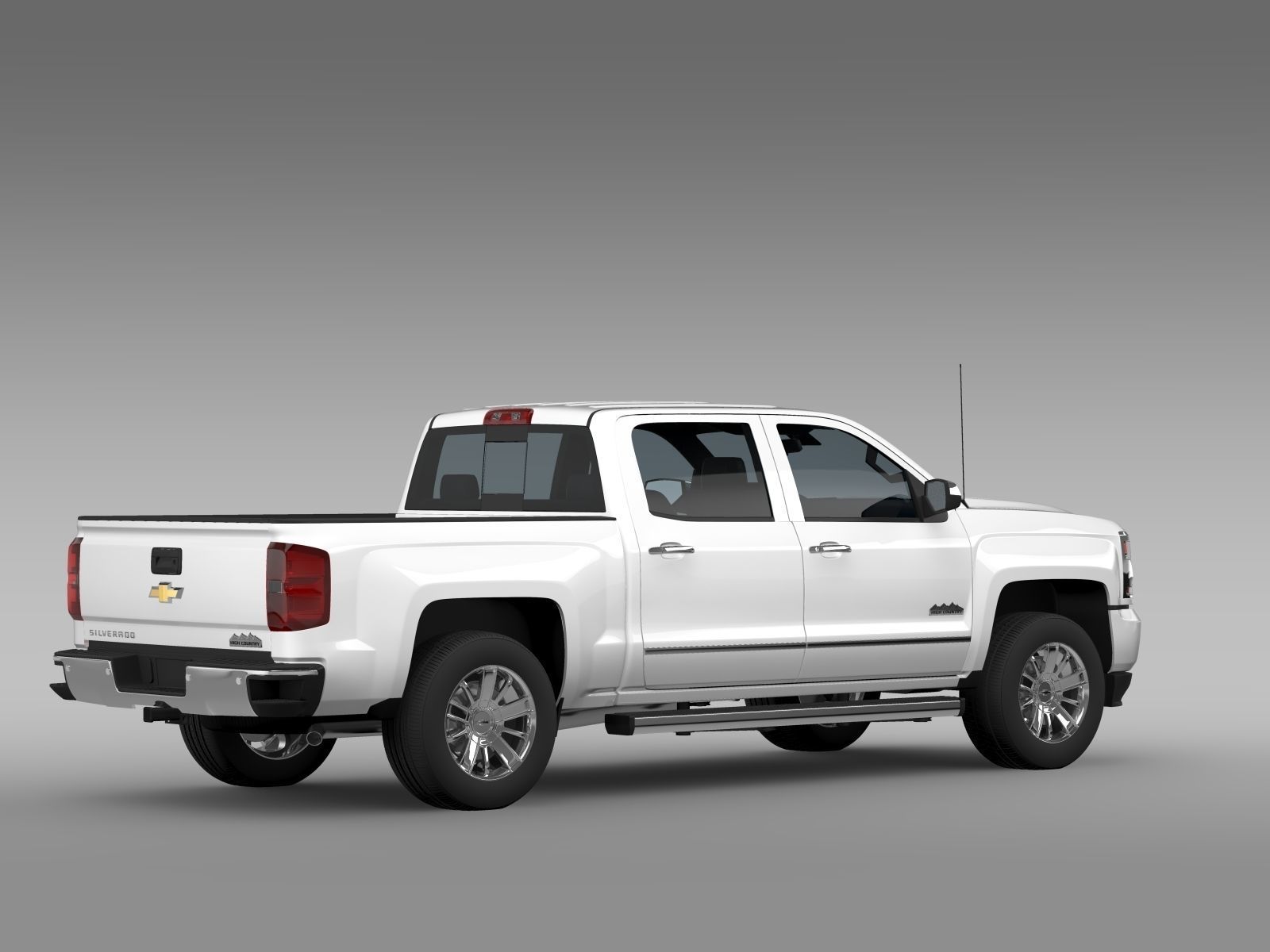 Chevrolet Silverado High Country ShB 2016 3D model_12