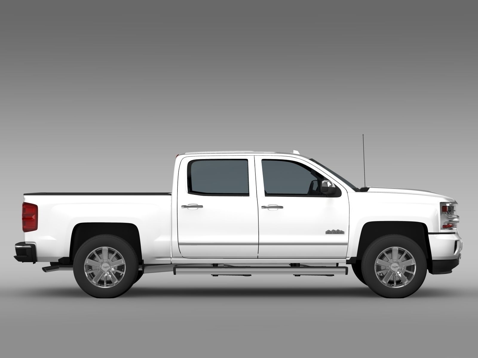 Chevrolet Silverado High Country ShB 2016 3D model_13