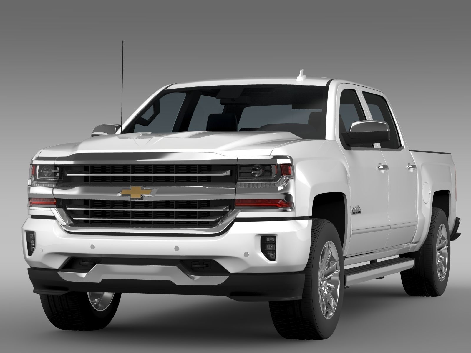Chevrolet Silverado High Country ShB 2016 3D model_10