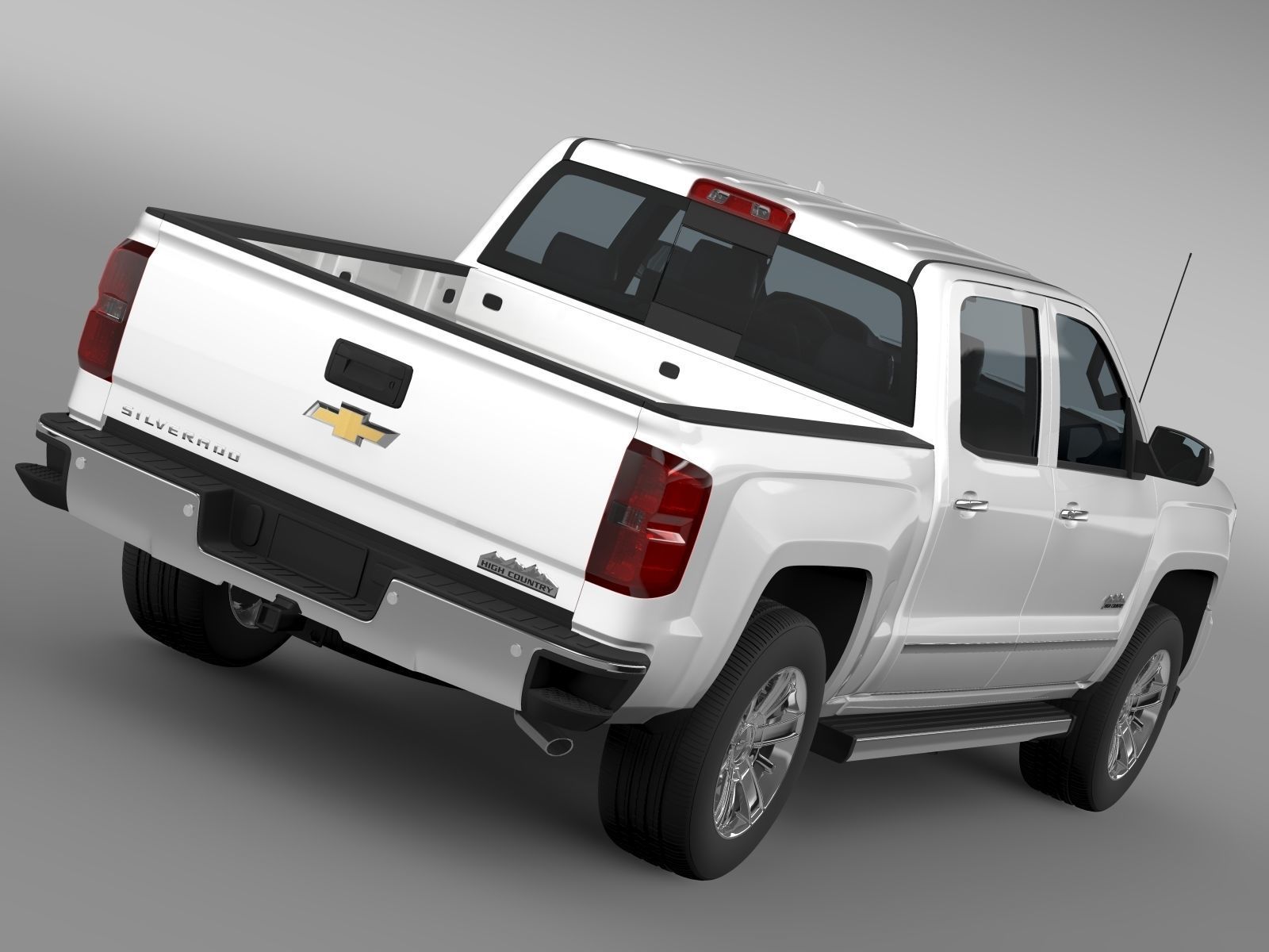 Chevrolet Silverado High Country ShB 2016 3D model_9