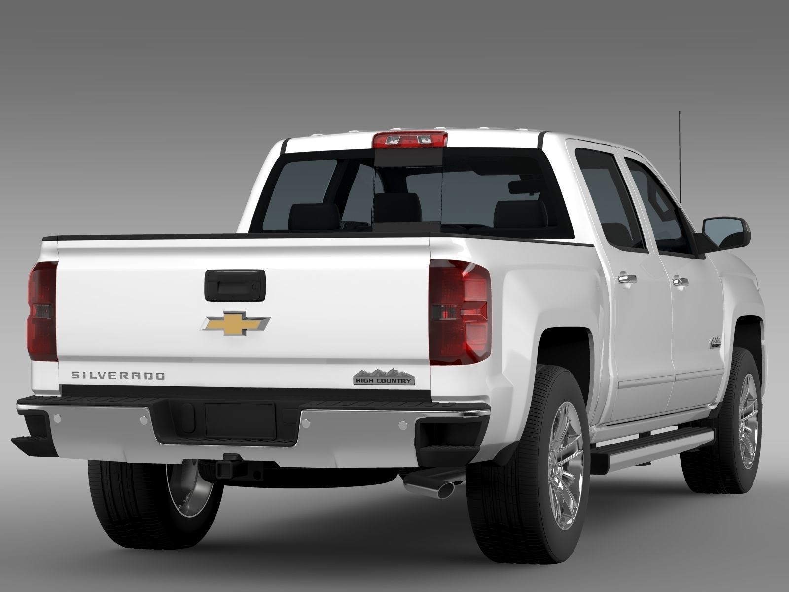 Chevrolet Silverado High Country ShB 2016 3D model_16