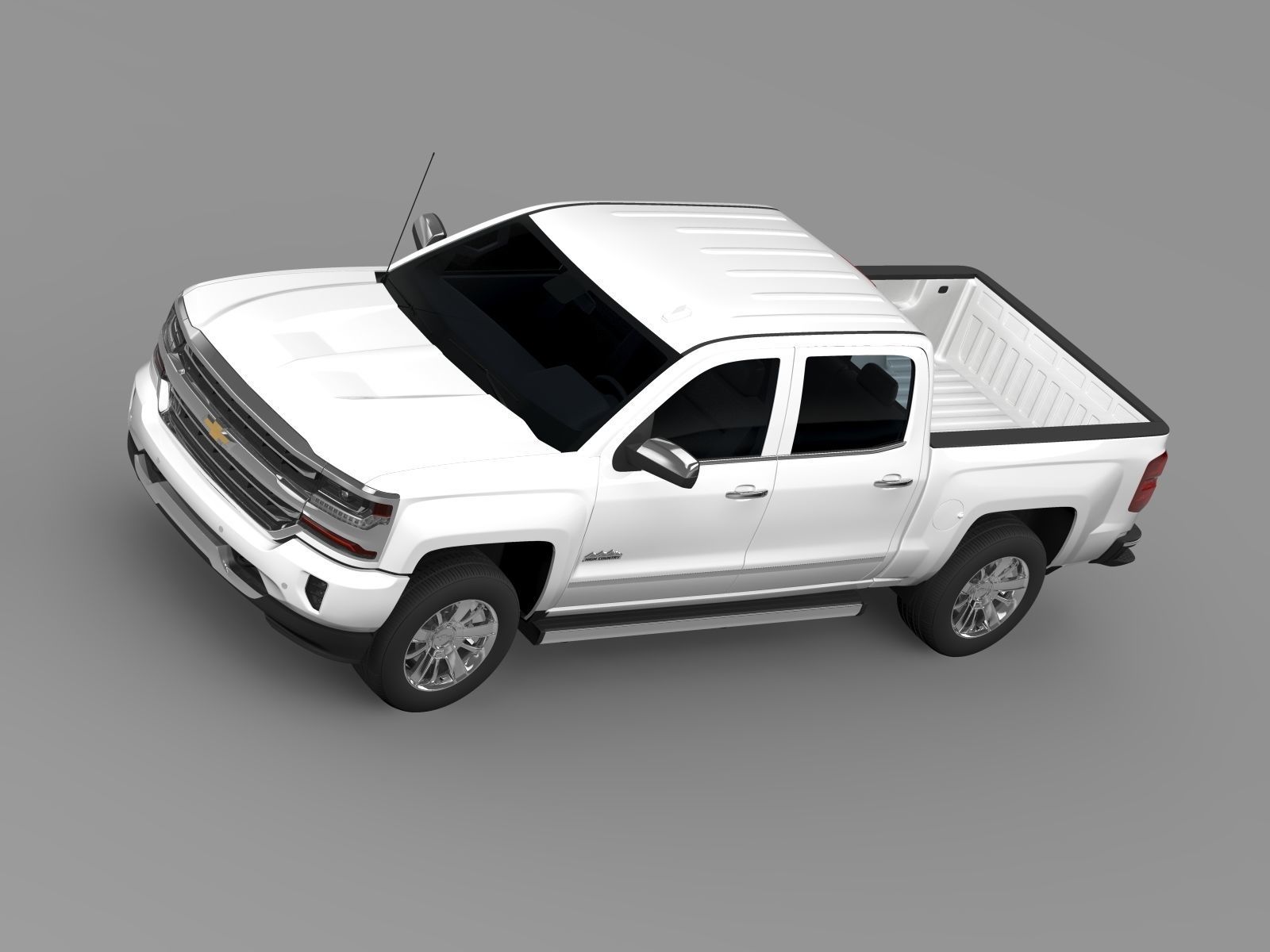 Chevrolet Silverado High Country ShB 2016 3D model_1