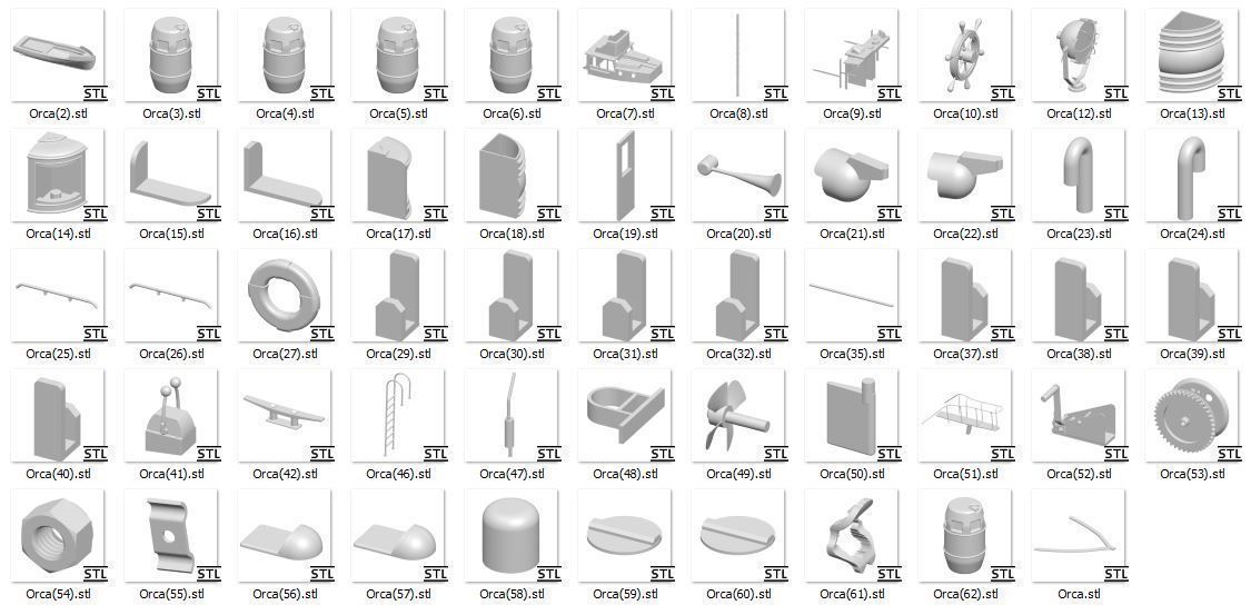 Orca Model fishing boat 3D print model_5