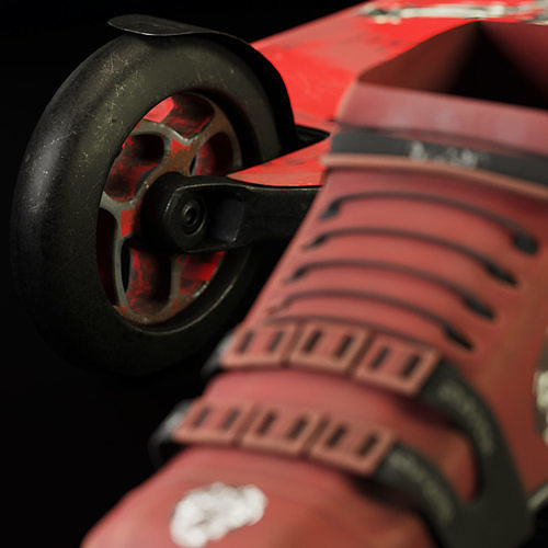 3D model of Skate Collection Vol1 Low-poly 3D model