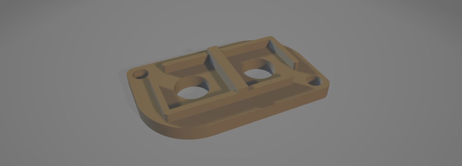 DUAL ROTARY ENCODER - for flight simulator 3D print model_6