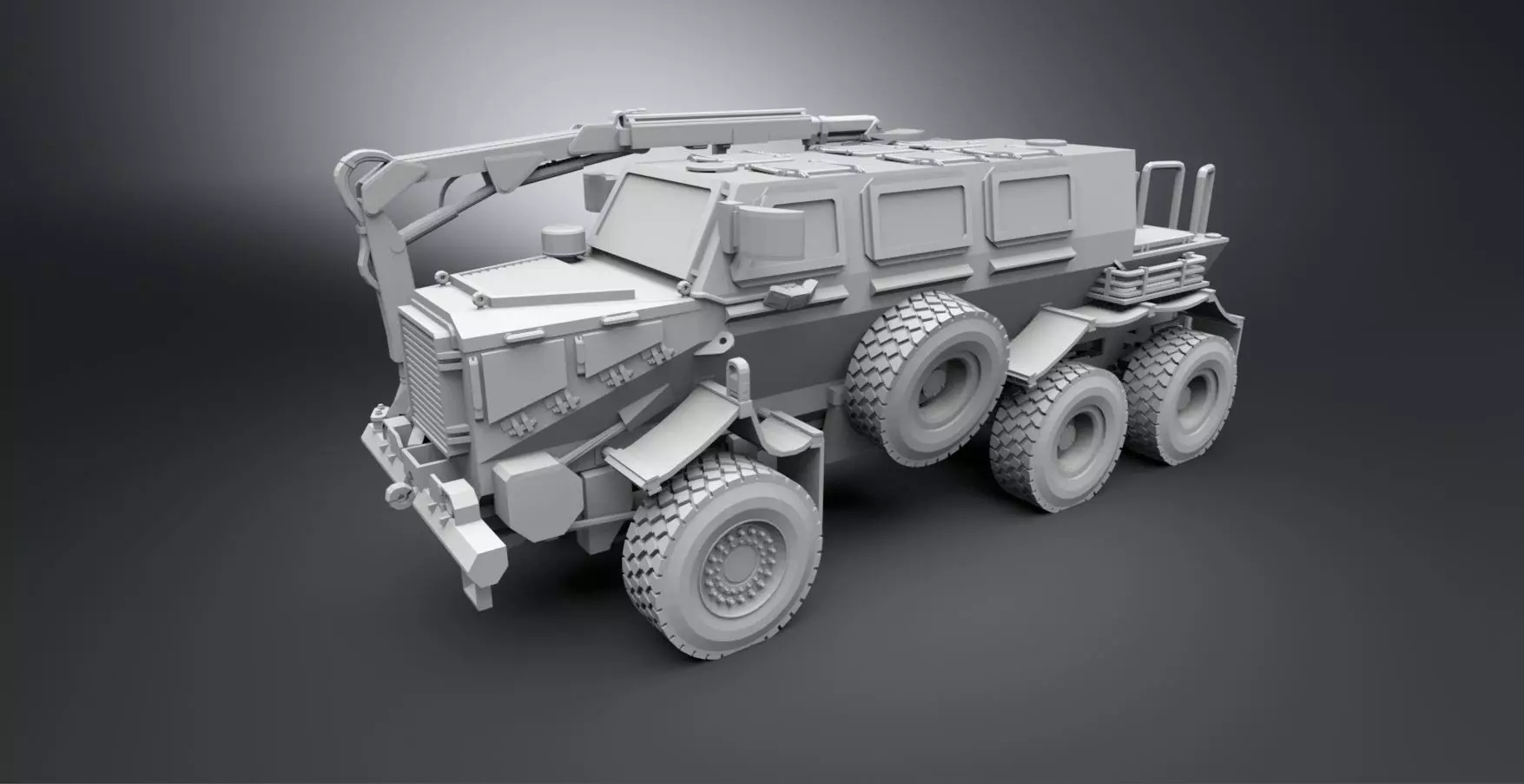 Bufallo MRAP Scale Model 3D print model_0