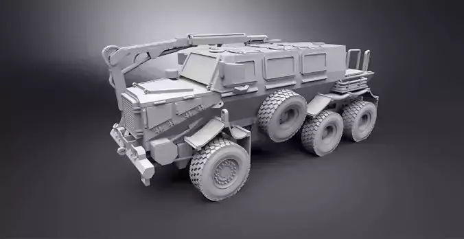 Bufallo MRAP Scale Model