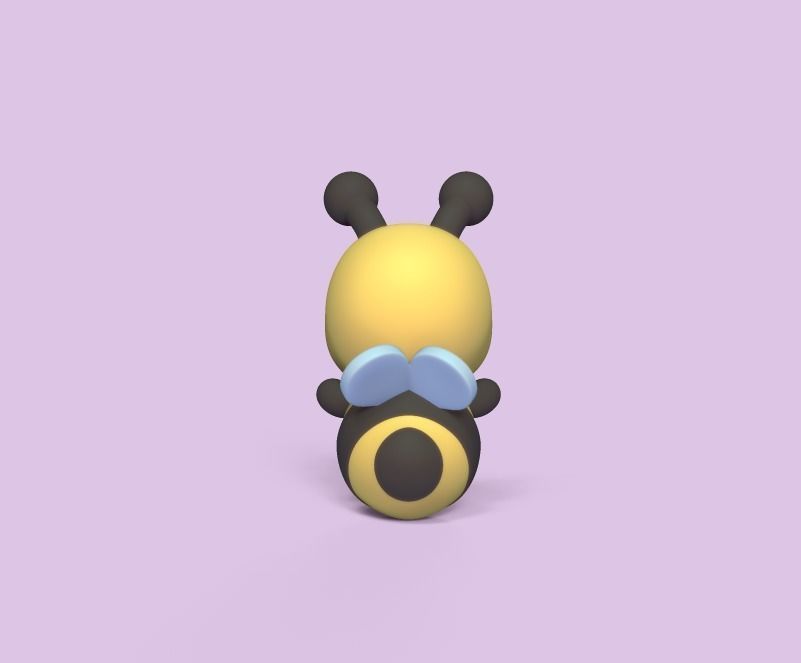 Singer Bee 3D print model_3