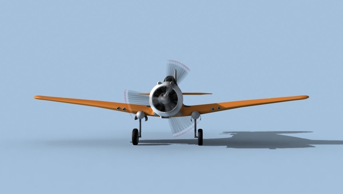 Curtiss H-75C Mohawk V20 Brazil 3D model_1