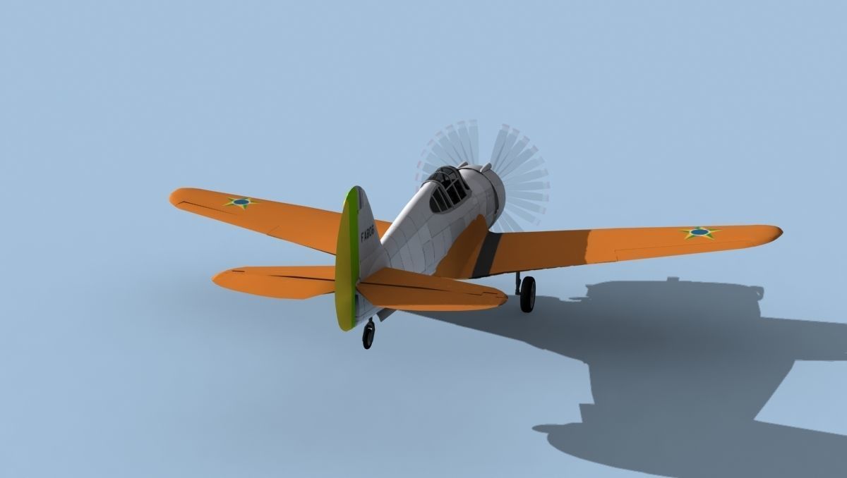 Curtiss H-75C Mohawk V20 Brazil 3D model_6