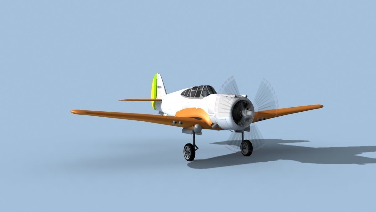 Curtiss H-75C Mohawk V20 Brazil 3D model_2