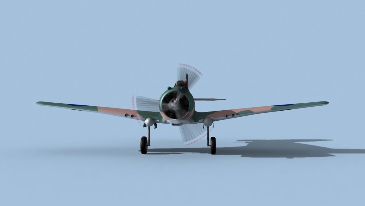 Curtiss H-75C Mohawk V22 RAF 3D model_1