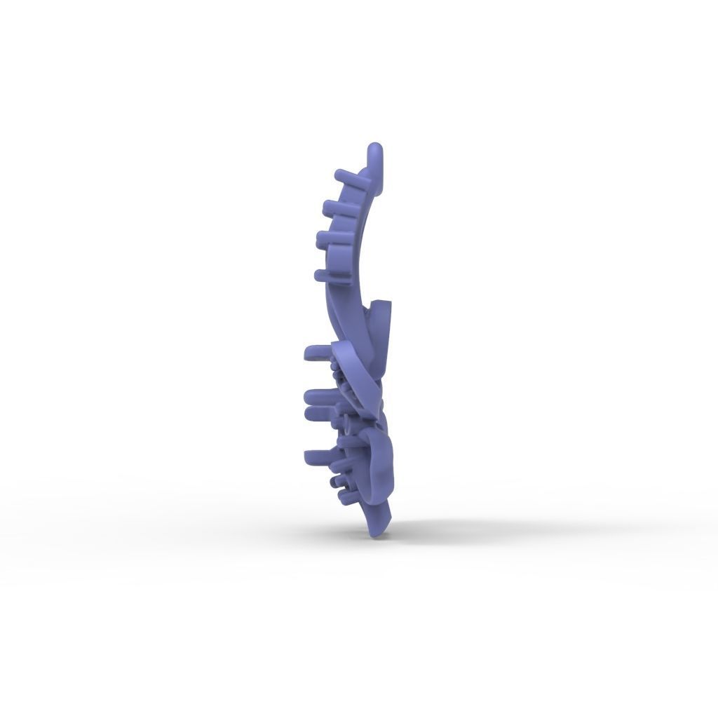 Women pendant with gems 3dm stl CAD 3D print model_23