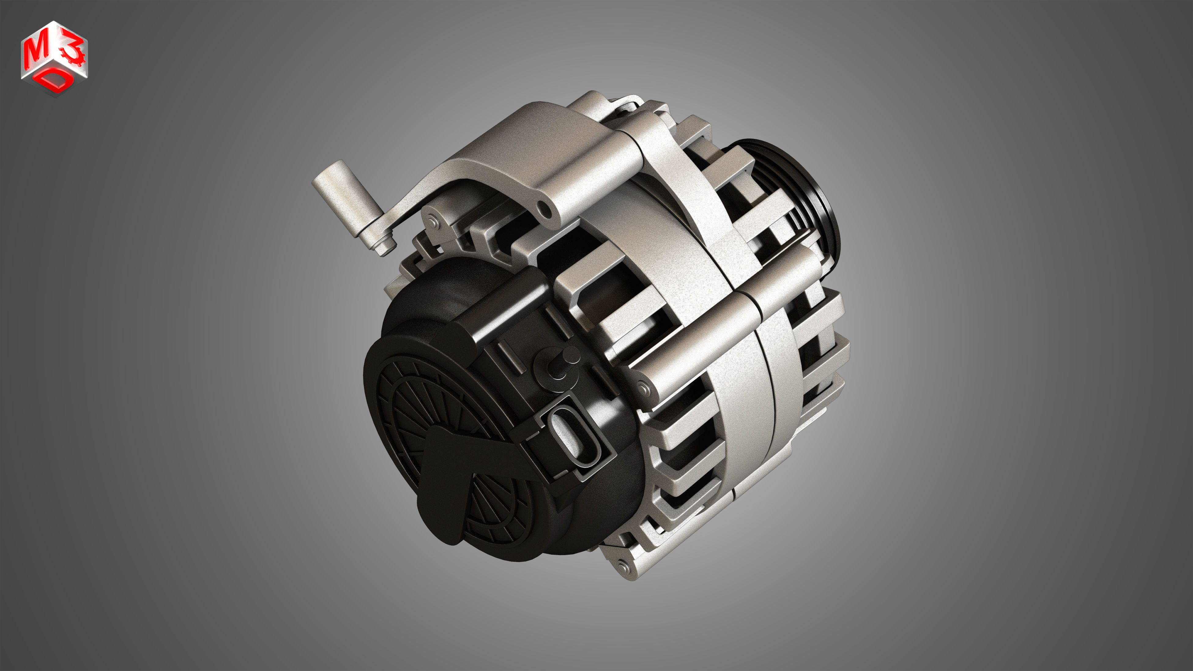 Engine Alternator 3D model_8