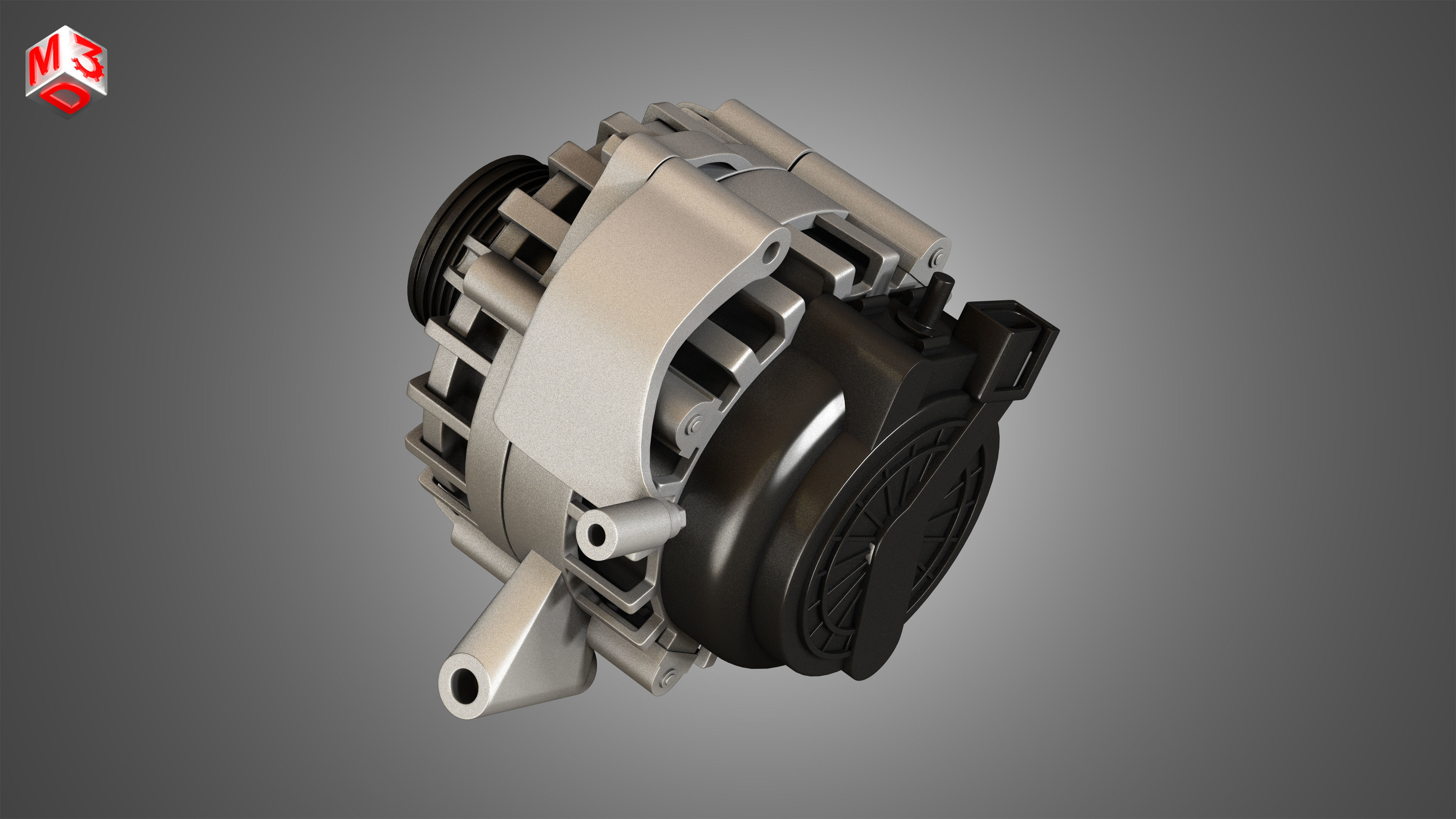 Engine Alternator 3D model_10