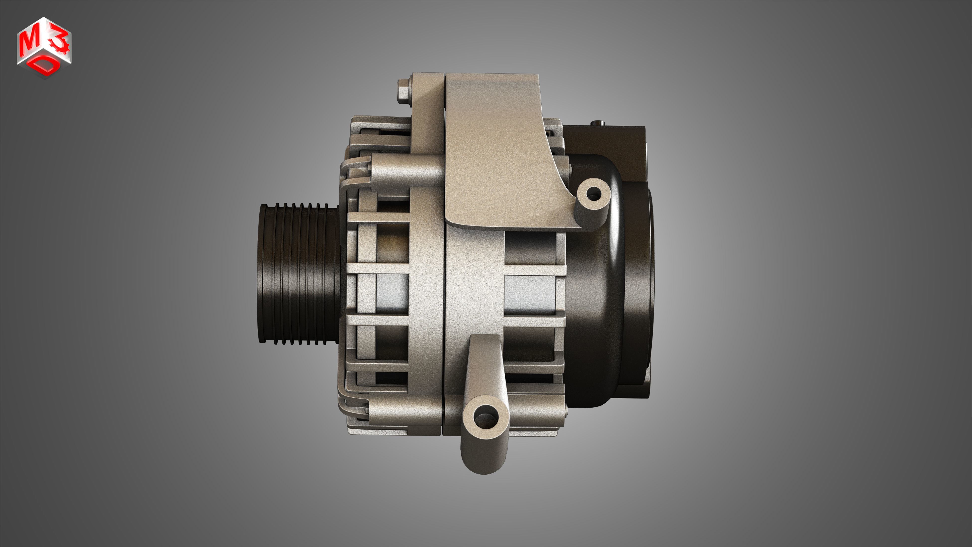 Engine Alternator 3D model_5