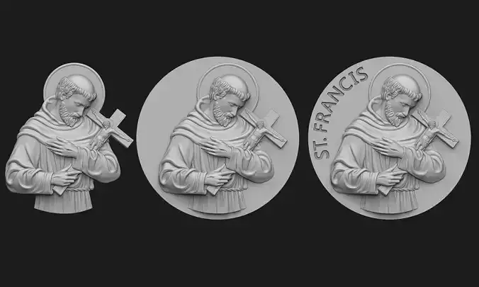 Saint Francis of Assisi  3D print model