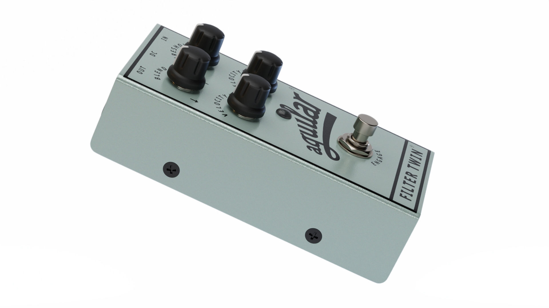 Aguilar Filter Twin Dual Envelope Filter Pedal 3D model_1