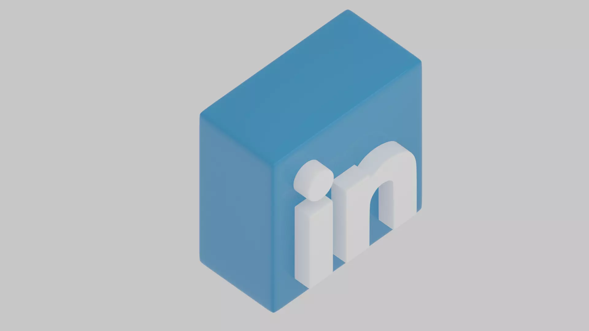 LinkedIn Logo Free 3D model