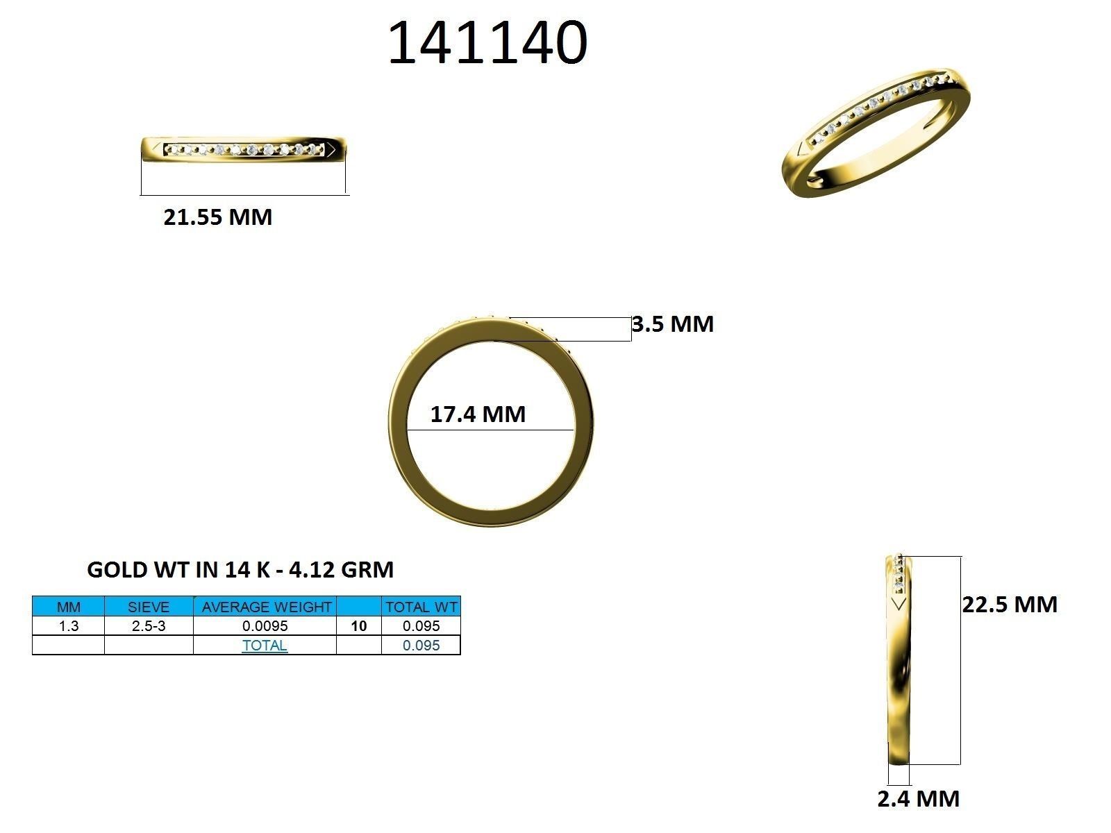 Ring - 141140 3D print model_12