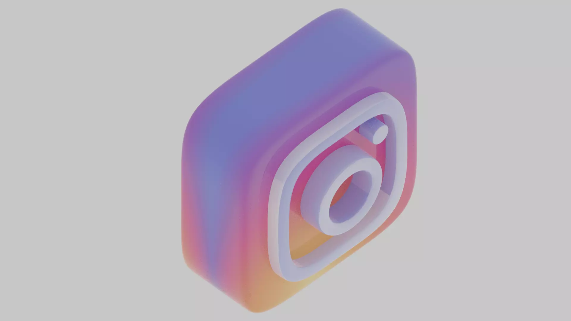 Instagram Logo Free 3D model