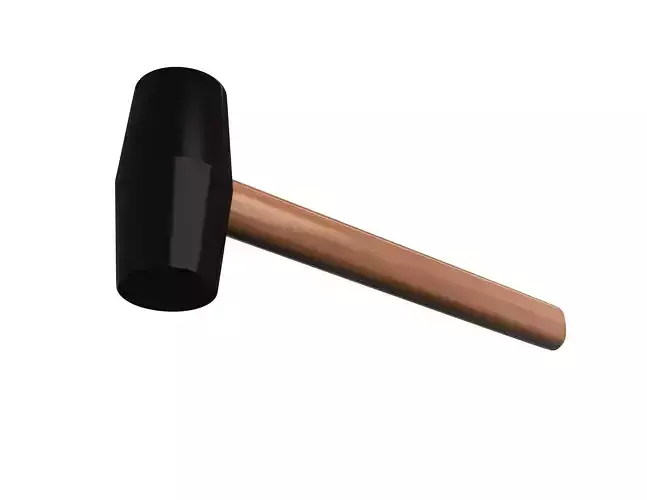 Soft Hammer Low-poly 3D model