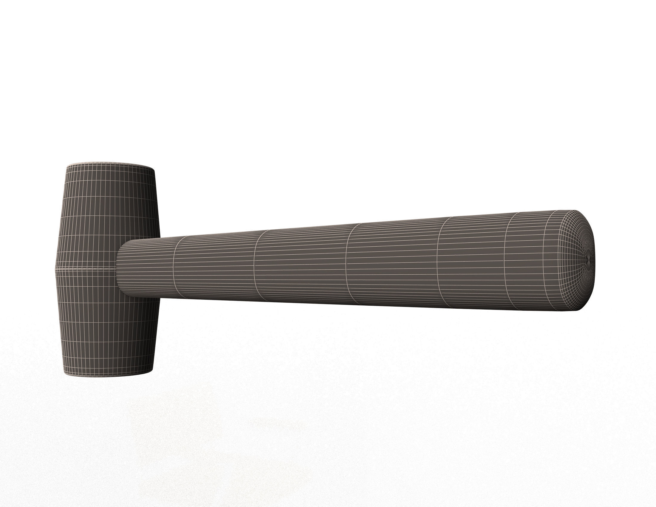 Soft Hammer Low-poly 3D model_7
