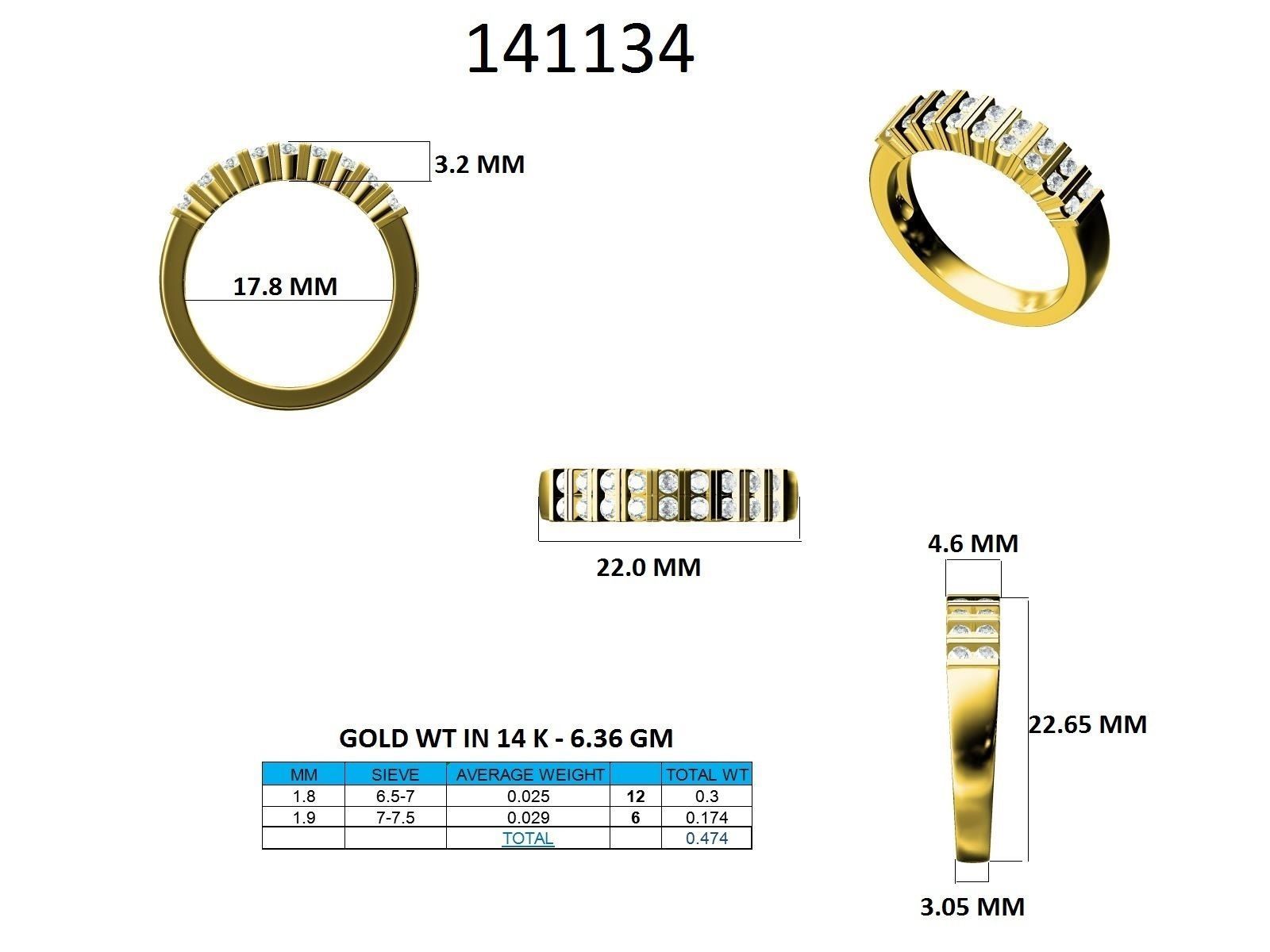 Ring - 141134 3D print model_5