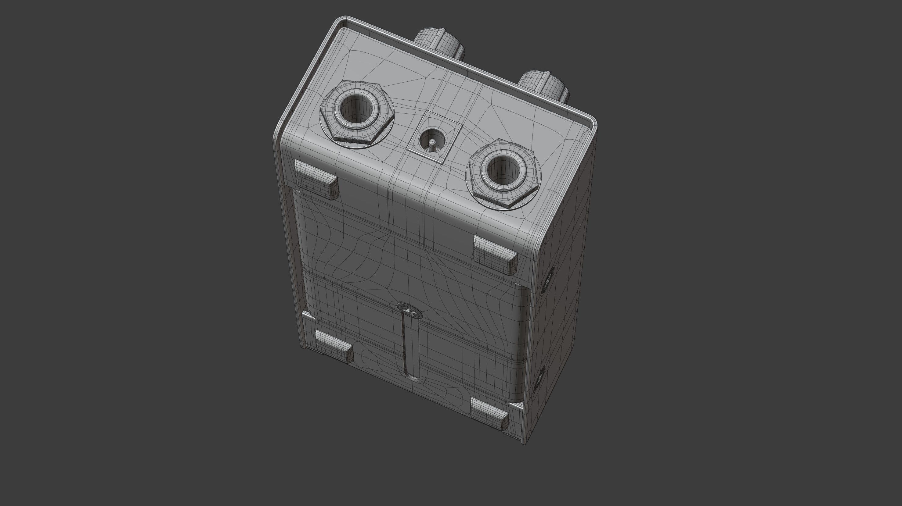 Aguilar Octamizer Analog Octave Pedal 3D model_11