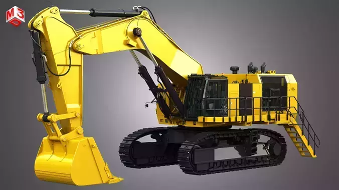 6015B - Hydraulic Mining Excavator 3D model