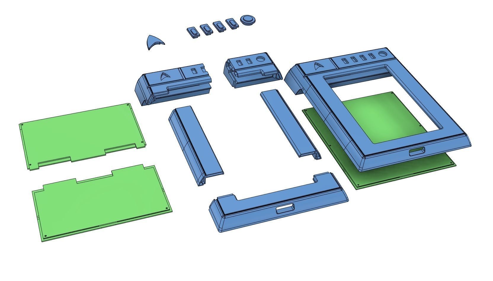 Discovery Enterprise Data Slate 3D print model_6